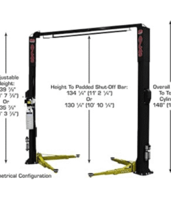Platinum 10000 LB Certified 2-Post Lift – Atlas PVL-10 - Image 5