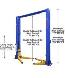 Platinum 12000 LB Certified 2-Post Lift – Atlas PVL-12 - Image 5
