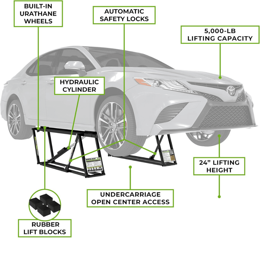QuickJack 5000TL Portable Lift Package Deal – 5,000 LBS Capacity - Image 3