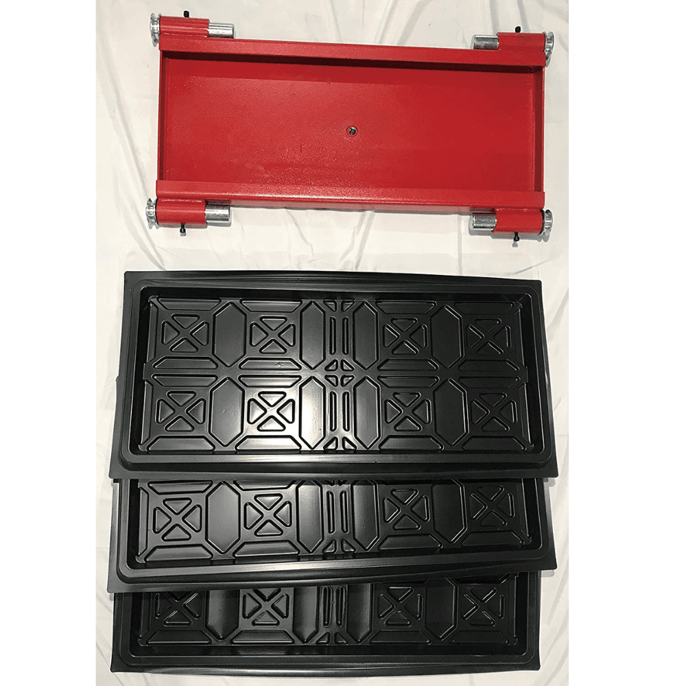 Triumph NOS9000XLT – Extra Long & Extra Tall 9,000 lbs Capacity Portable Four Post Storage Car Lift – 110V - Image 5