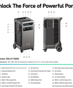 ANKER SOLIX F3800 PORTABLE POWER STATION - Image 3