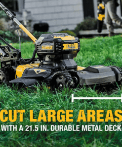 21.5 in. 20-V Li-Ion Cordless Battery Walk Behind Self Propelled Mower w/Hedge,Bare Trimmer,Blower,Cleaner,Pole/Hand Saw - Image 4