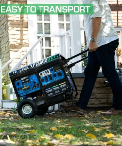 Alternative view of DuroMax XP13000HXT 13,000 Watt Electric Start Tri-Fuel Natural Gas/Propane/Gas Powered Portable Generator w/ CO Alert
