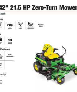 Z320R 42 In. 21.5 HP Gas Dual Hydrostatic Zero-Turn Riding Mower - Image 8