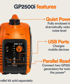 Alternative view of GENERAC 8251 GP2500i-2 INVERTER GENERATOR WITH COSENSE
