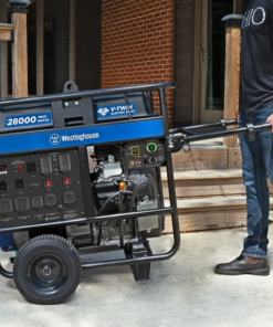 Alternative view of Westinghouse 28,000 Peak Watt Home Backup Portable Generator, Remote Electric Start with Co Sensor