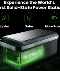 Yoshino B4000 SST New Solid-State Portable Power Station 2,611Wh, 4,000W Continuous6,000W Peak Solar Optional Generator,UPS Backup Battery - Image 7
