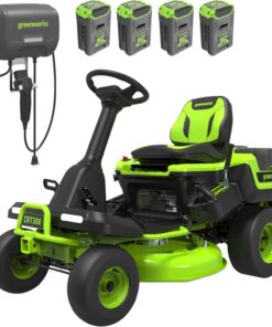 Greenworks 60V 30” CrossoverT Riding Lawn Tractor with 8.0 Ah