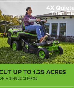Greenworks 60V 30” CrossoverT Riding Lawn Tractor with 8.0 Ah - Image 8