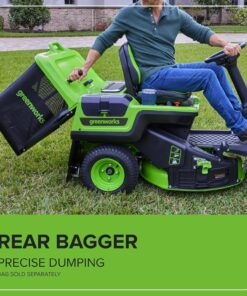Greenworks 60V 30” CrossoverT Riding Lawn Tractor with 8.0 Ah - Image 9
