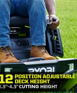 RYOBI 80V HP Brushless 30 in. Battery Electric Cordless Zero Turn Mower with 80V 10 Ah Batteries - Image 10