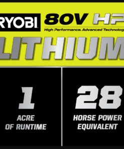 RYOBI 80V HP Brushless 30 in. Battery Electric Cordless Zero Turn Mower with 80V 10 Ah Batteries - Image 3