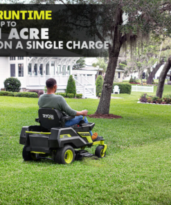 RYOBI 80V HP Brushless 30 in. Battery Electric Cordless Zero Turn Mower with 80V 10 Ah Batteries - Image 8