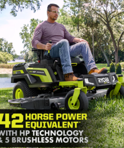 RYOBI 80V HP Brushless 54 in. Battery Electric Cordless Zero Turn Mower & Mulch Kit - Image 6